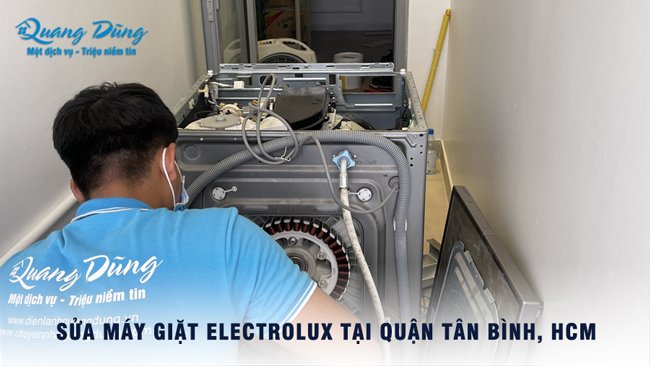 sửa máy giặt electrolux tại quận tân bình